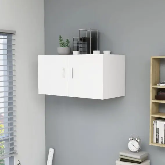 Zamów teraz Szafka ścienna, biała, 80x39x40 cm, płyta wiórowa Lumarko! - Hurtownia wielobranżowa Lumarko